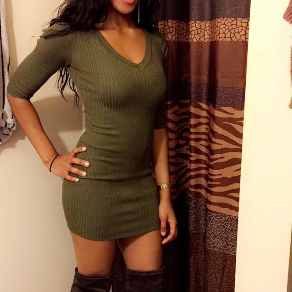 Green dress